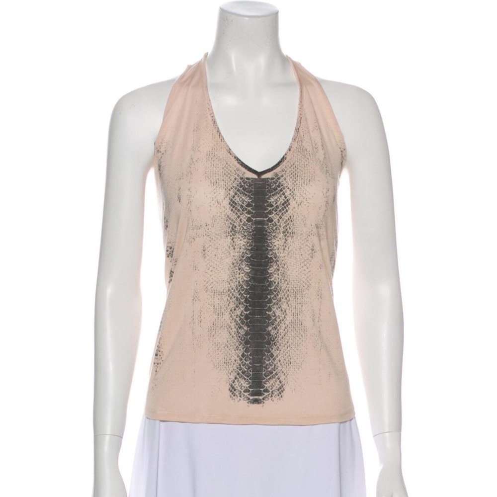 🖤Haute Hippie Snake Print Tank Top - Nude